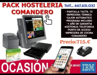 TPV Táctil Hostelería con Comandero