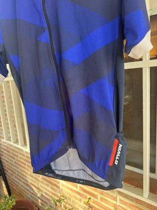 Maillot Ciclismo Btwin Azul