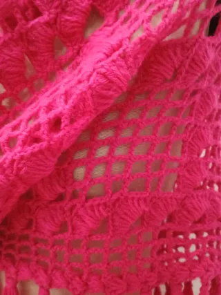 Pañoleta artesanal tejida a mano