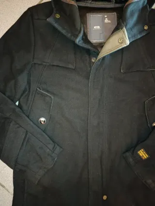 G-Star Cappotto Lana Uomo M Nero