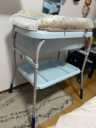 Bañera y cambiador bebé