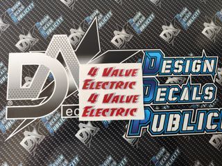 Decals Kit for Yamaha XT 600e -- 1998, black & red