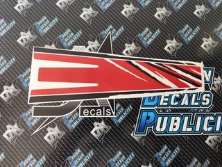 Decals Kit for Yamaha XT 600e -- 1998, black & red