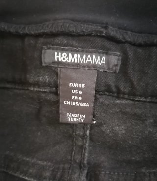 Pantalones premamá negros y azulmarino