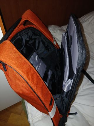 Zaino Samsonite Arancione per PC Antifurto