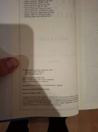 Historia de la filosofía. I: Grecia y Roma (Spa...