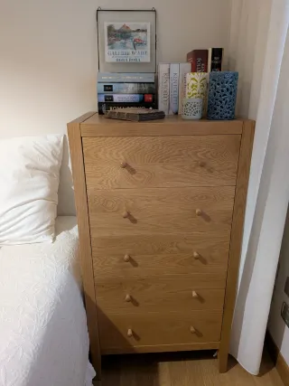 Chiffonnier Roble 5 Cajones