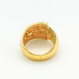 Anillo Oro 18K, Diamantes, 10.22gr, T-11