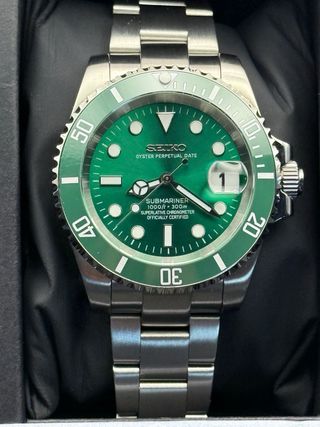 Seiko Mod Submariner Hulk