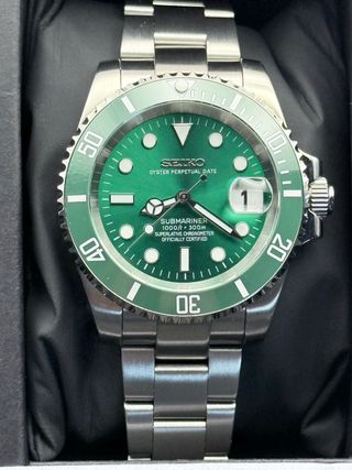 Seiko Mod Submariner Hulk