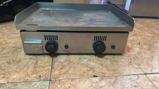 Plancha industrial a gas