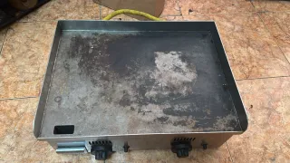 Plancha industrial a gas