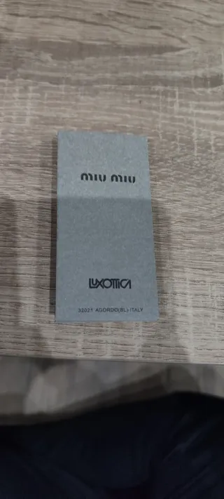 Gafas Miu Miu Rosas Sin Estrenar