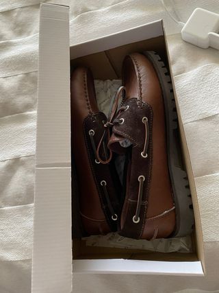 Zapatos náuticos Silbon Marrones Hombre