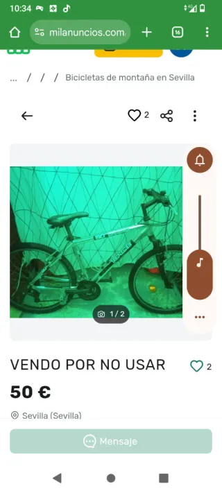 Bicicleta de montaña 50€