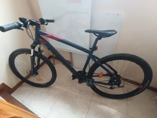 Bicicleta Rockrider 29 Azul/Rosa