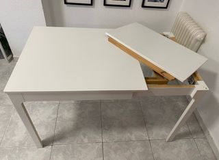 Mesa Comedor Blanca Extensible