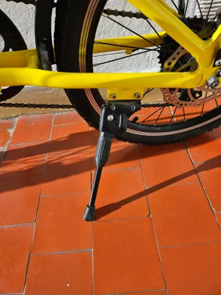 Bicicleta Plegable Amarilla LEOTRON