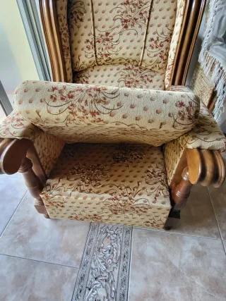 Sillón orejero vintage