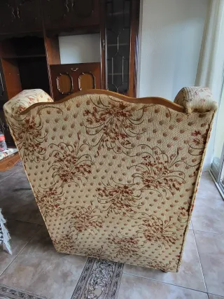 Sillón orejero vintage