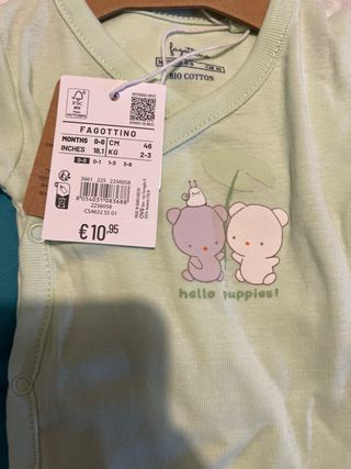 Body neonato cotone biologico