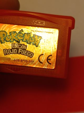 Pokémon Rojo Fuego Game Boy Advance Pal Esp