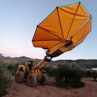 Pala John deere Vibrador Paraguas