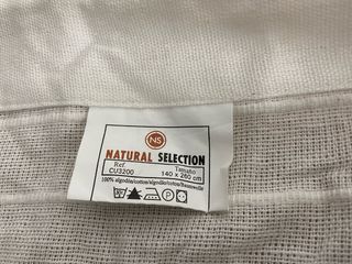 Pack 3 Cortinas Algodón 140x260