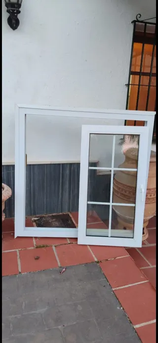 Ventanas aluminio blancas