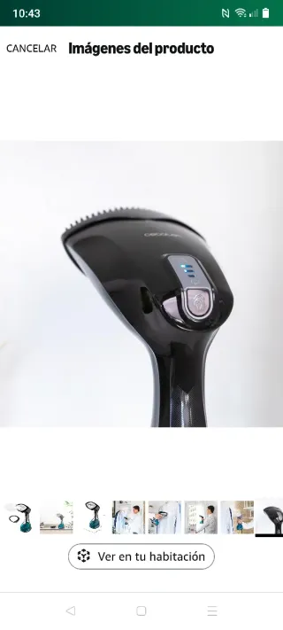 Cecotec Plancha Ropa Vapor Vertical Fast&Furious