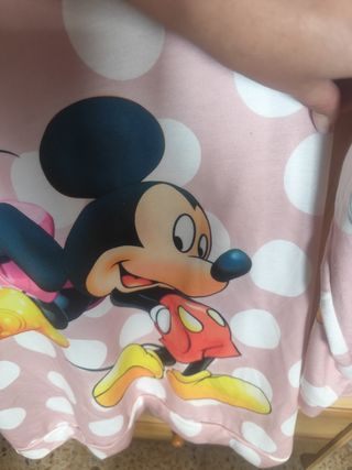 Sudadera/Vestido Minnie y Mickey Talla Única