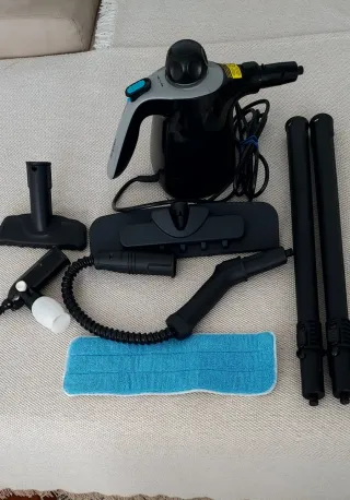 Vaporeta multiusos con accesorios