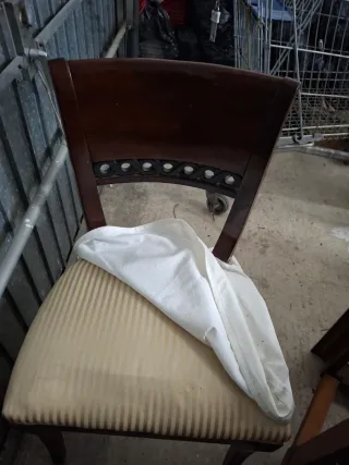 Conjunto mesa y sillas madera