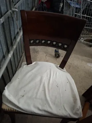 Conjunto mesa y sillas madera