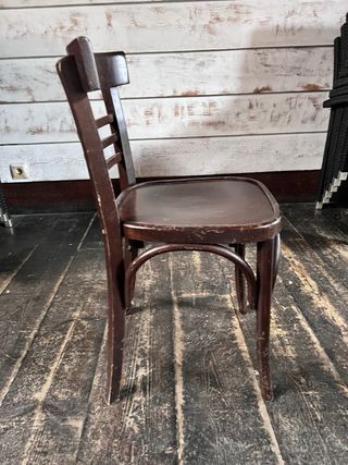 5 Sedie in Legno Stile Thonet Marrone