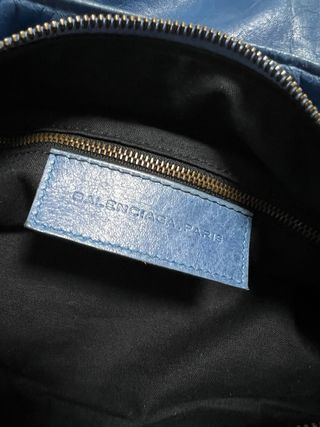 Borsa Balenciaga City 2000 Pelle Blu