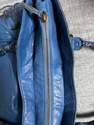 Borsa Balenciaga City 2000 Pelle Blu