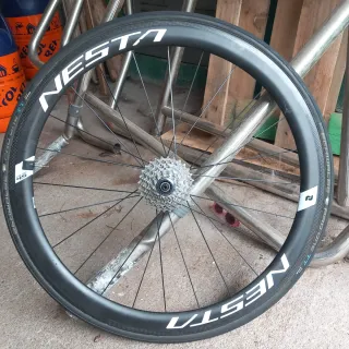 Ruedas carretera carbono de zapata