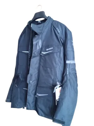 Chaqueta Moto Degen Hombre Negra nueva a estrenar