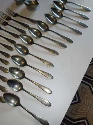 Cubertería Alpaca Gallo 26 Piezas