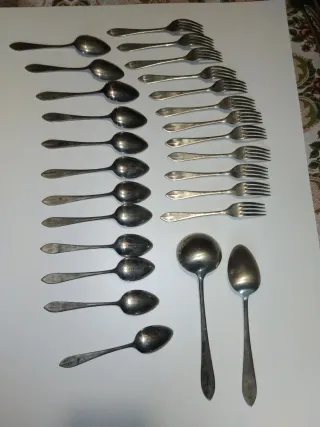 Cubertería Alpaca Gallo 26 Piezas