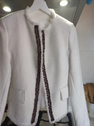 Traje Chanel Falda y Chaqueta Talla S