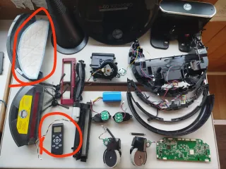 Depósito agua y mando Hoover