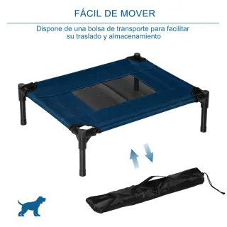 Cama Elevada Perro/Gato Portátil