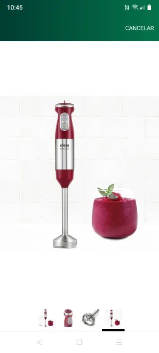 Ufesa BP3500 Mercury Batidora de Mano, 1000W