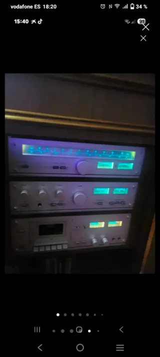 Equipo de música AUDION con tocadiscos