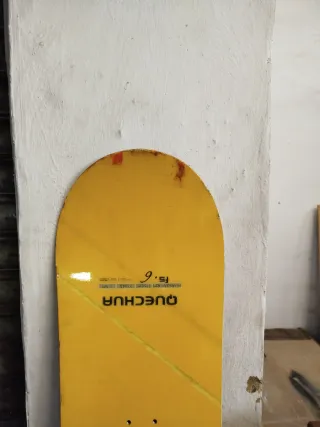 Tabla de Snowboard Quechua Amarilla