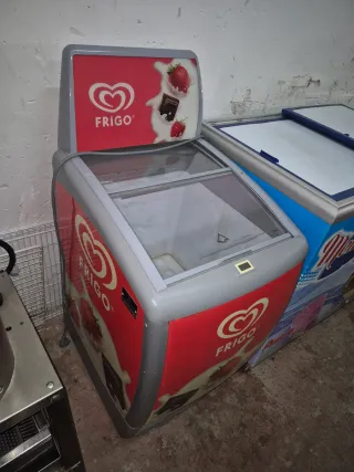 Congelador Frigo con tapa de cristal
