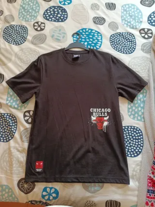 Camiseta Chicago Bulls Negra