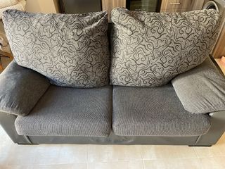 Sofá de 2 plazas gris